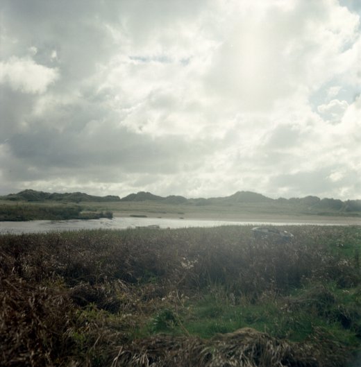 Dunes across the Ffraw