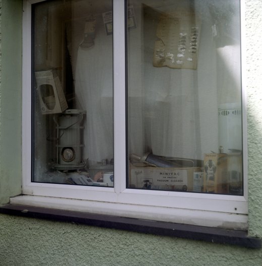 Old products display, Aberffraw Post Office